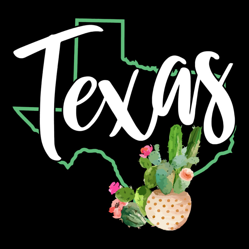Texas State Map Pride Cactus Vintage Texas Sweatshirt Premium Tee by linhVisuals | Teevron