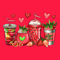 Strawberry Coffee Cups Zipper Hoodie | Teevron