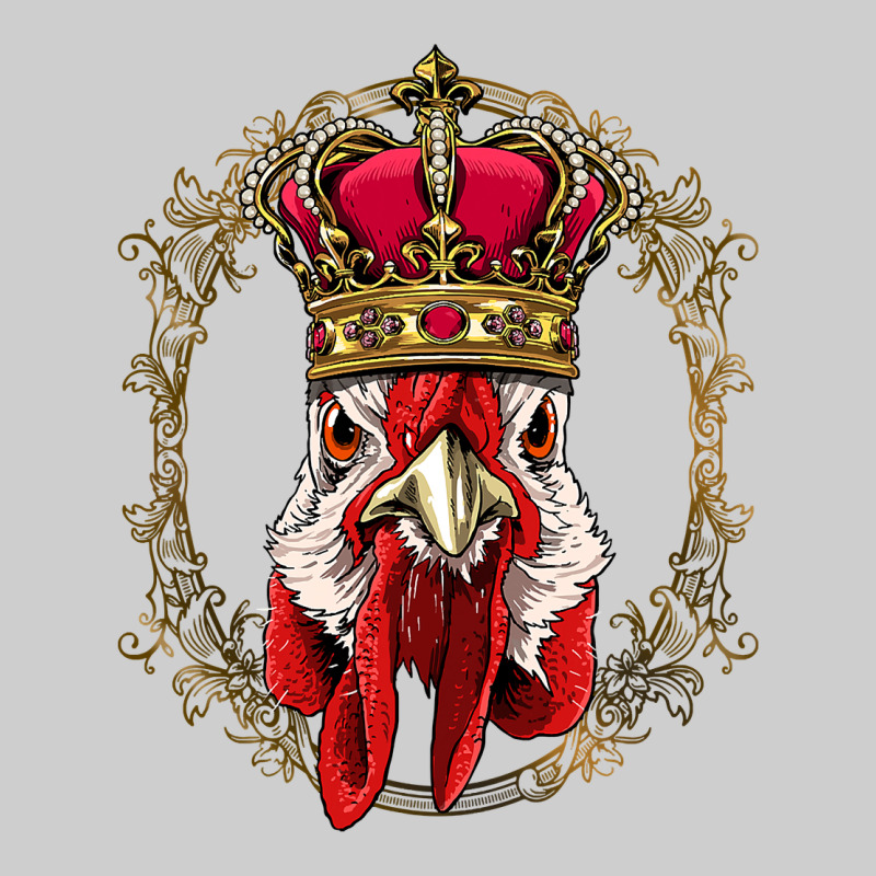 Chicken Chick King Chicken Wearing Crown Queen Chicken Animal 228 Roos Premium Tee by linhVisuals | Teevron