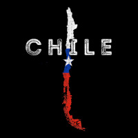 Chilean Map And Flag   Distressed Chile Souvenir T Shirt Premium Tee | Teevron