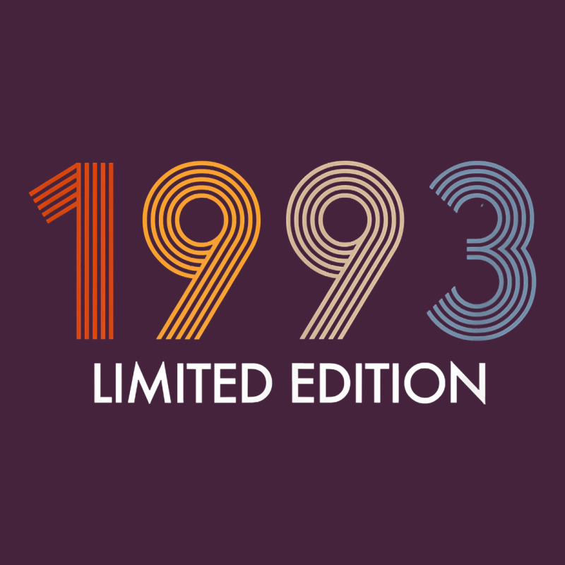 Retro 29 Years Vintage 1993 Limited Edition 29th Birthday T Shirt Premium Tee by linhVisuals | Teevron
