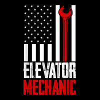 Elevator Mechanic American Flag Gift For Elevator Technician T Shirt Premium Tee | Teevron