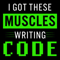 Funny Programmer Writing Code Muscles Meme For Computer Geek Premium Tee | Teevron