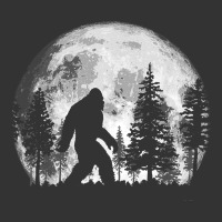 bigfoot in the forest hiding at night full moon trees nature t shirt | Teevron