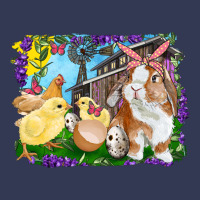 Easter Farm Chicks And Bunny Heavyweight Hoodie | Teevron
