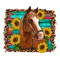 horse sunflowers turquoise wooden serape leopard | Teevron