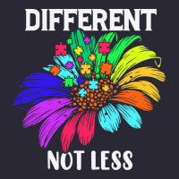 Different Not Less Daisy Autism Puzzle Vintage Tee | Teevron