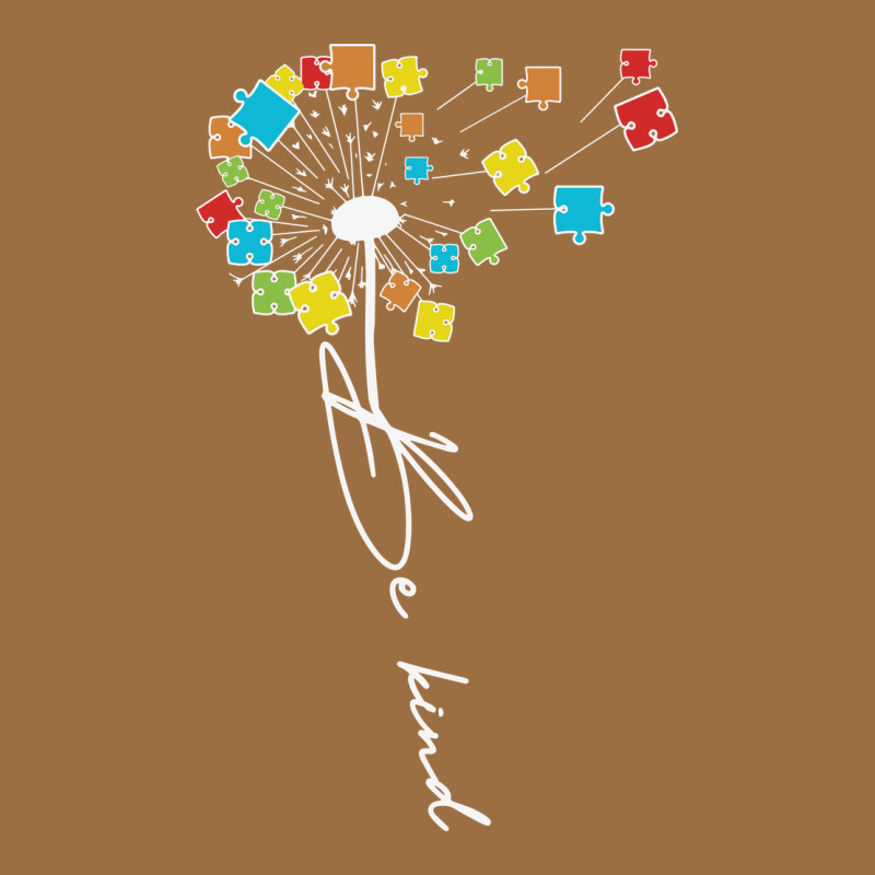 Dandelion Autism Puzzle Be Kind Vintage Tee by CowhideDigitalArt | Teevron