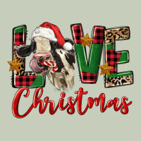 Love Christmas Holstein Heifer Ladies Tee | Teevron