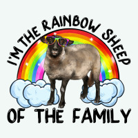 I'm The Rainbow Sheep Of The Family Suffolk Sheep Black Face Sheep Premium Hoodie | Teevron