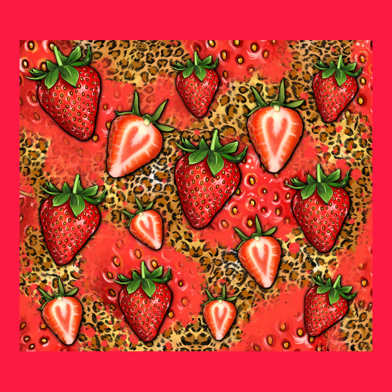 Strawberries Zipper Hoodie by Jasminsmagicworld | Teevron