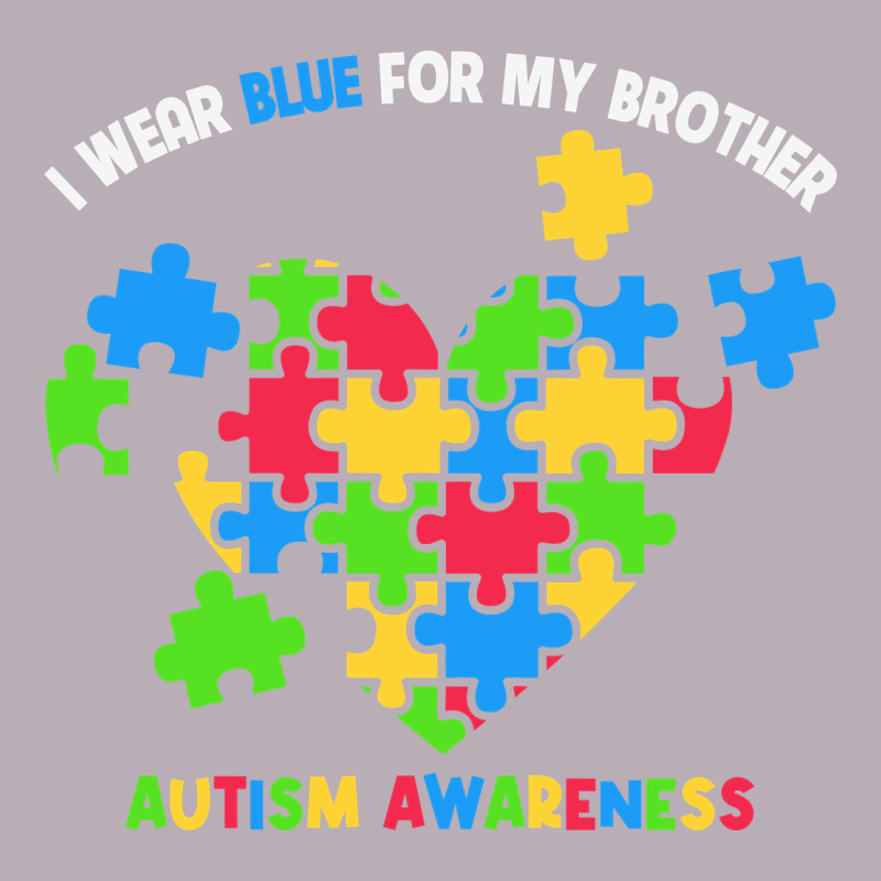 Wear Blue For My Brother Autism Vintage Tee by CowhideDigitalArt | Teevron