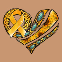 Childhood Cancer Awareness Heart Heavyweight Hoodie | Teevron