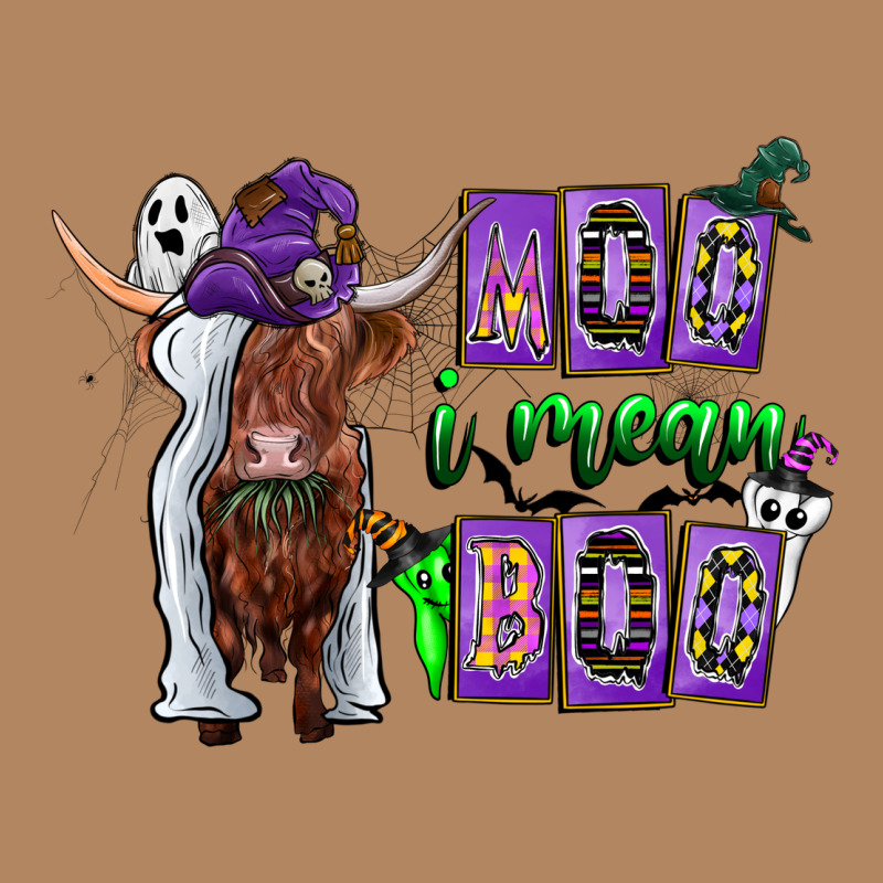 Moo I Mean Boo Long Sleeve Tee by CowhideDigitalArt | Teevron