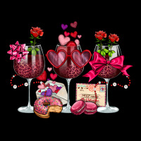 Valentine's Day Wine Glasses Heavy Core Tee | Teevron