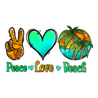 peace love beach | Teevron