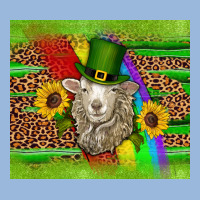 St Patricks Sheep Sunflowers Rainbow Serape Leopard Glitter Premium Hoodie | Teevron