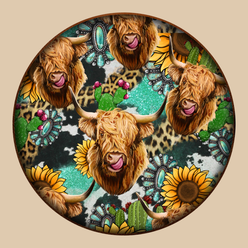 Highland Cow Pattern Heavyweight Sweatshirt by Jasminsmagicworld | Teevron
