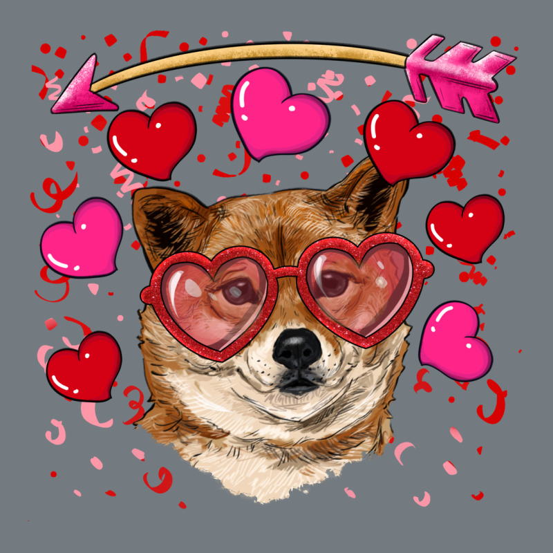 Valentine's Shiba Inu Heavyweight Sweatshirt by RanaPortraitStore | Teevron
