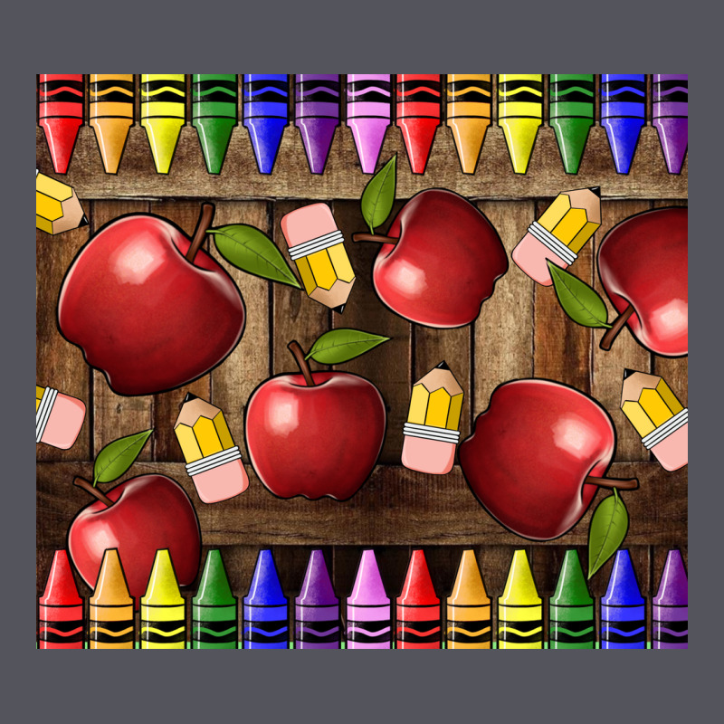 Crayons And Apples Vintage Hoodie by LillyAllenDesigns | Teevron