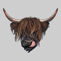 Black Highland Cow Premium Sweatshirt | Teevron