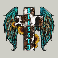 Western Wings Cross Blessed Heavyweight Hoodie | Teevron