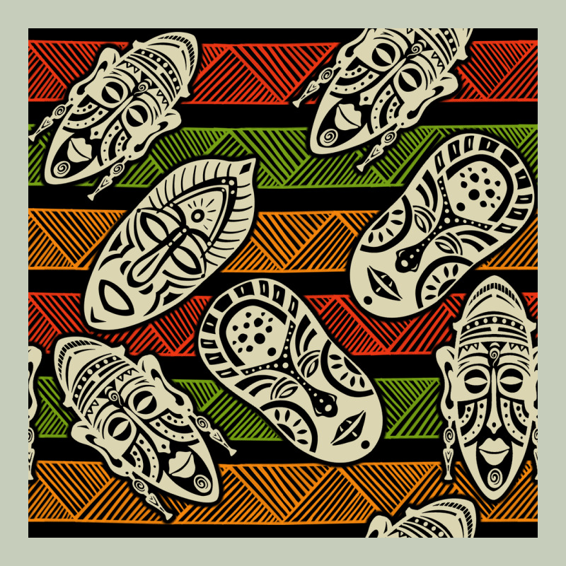 African Mask Seamless Pattern Ladies Tee by BundleAndBundleShop | Teevron