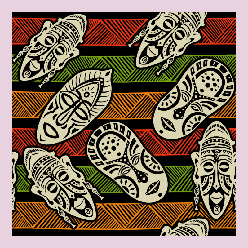African Mask Seamless Pattern Ladies Tee by BundleAndBundleShop | Teevron
