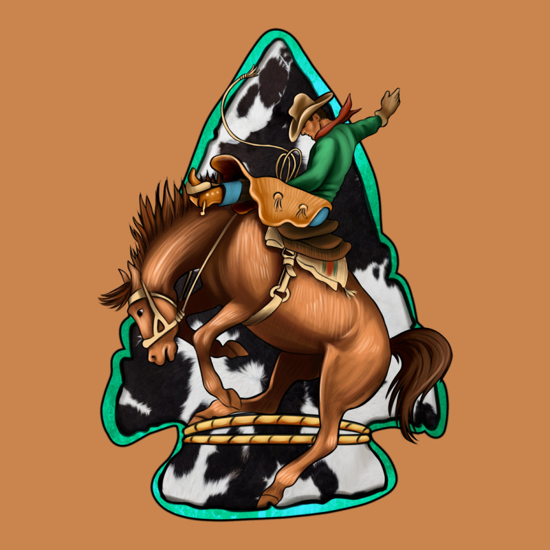 Bucking Bronco Arrowhead Heavyweight Hoodie by Jasminsmagicworld | Teevron