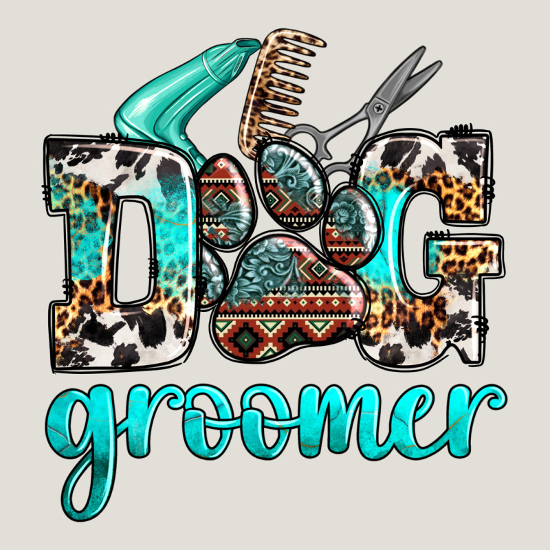 Western Dog Groomer Heavy Core Tee by OliviaCreatesArt | Teevron