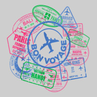 Bon Voyage Travel Stamp T Shirt Premium Tee | Teevron