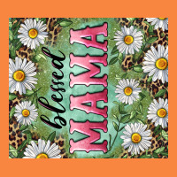 Blessed Mama With Daisy And Leopard Premium Sweatshirt | Teevron