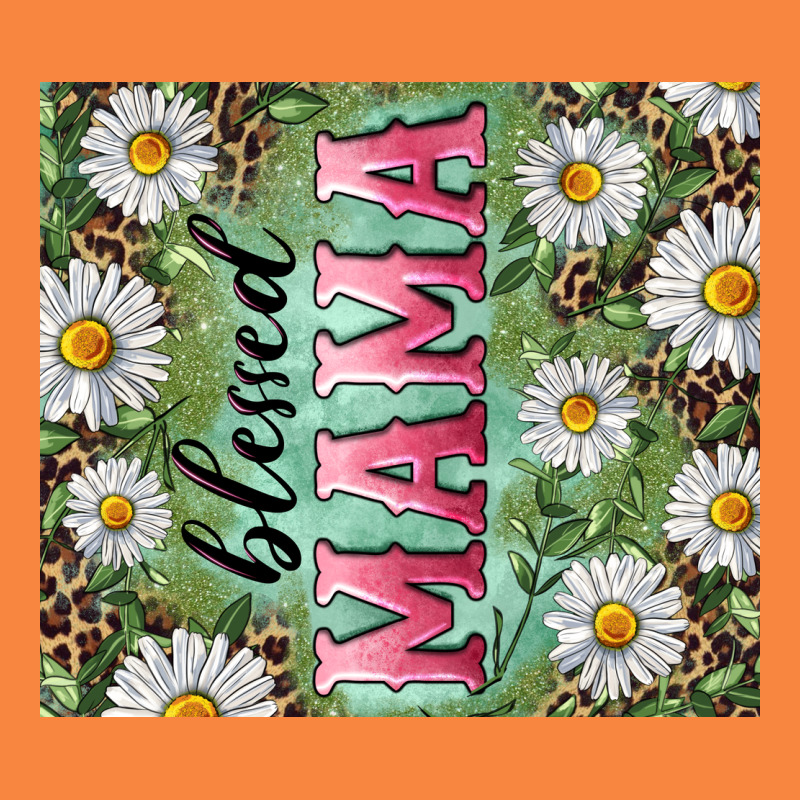 Blessed Mama With Daisy And Leopard Premium Sweatshirt by RanaPortraitStore | Teevron