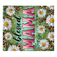 Blessed mama with daisy and leopard | Teevron