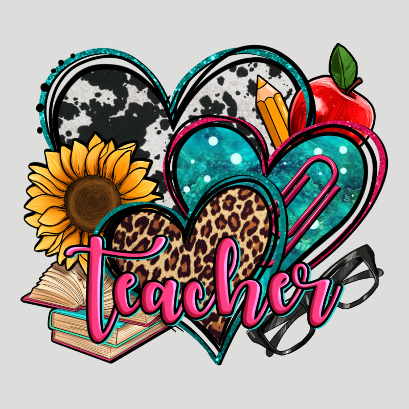 Teacher Hearts Zipper Hoodie by Jasminsmagicworld | Teevron