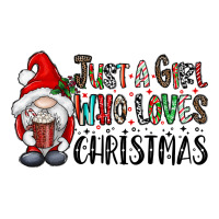 Just A Girk Who Loves Christmas Long Sleeve Tee | Teevron