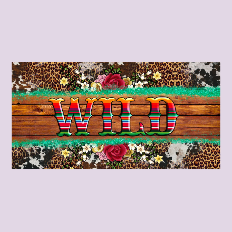 Western Wild And Floral Leopard  Cowhide Licanse Plate Classic Tee by Artiststas | Teevron