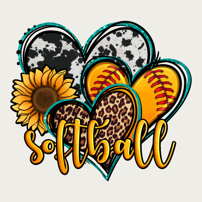 Softball Hearts Zipper Hoodie by Jasminsmagicworld | Teevron