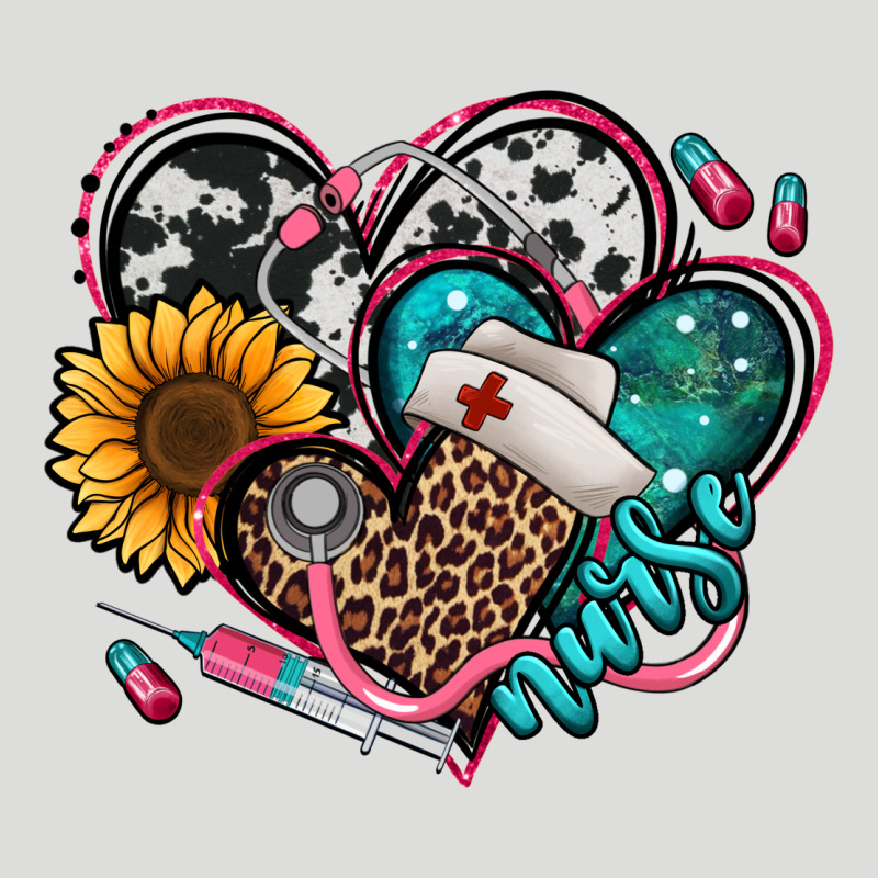 Nurse Hearts Zipper Hoodie by Jasminsmagicworld | Teevron