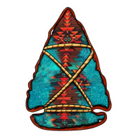 turquoise glitter aztec arrowhead | Teevron
