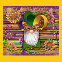 Mardi Gras Gnomes Mask Serape Sunflowers Premium Hoodie | Teevron