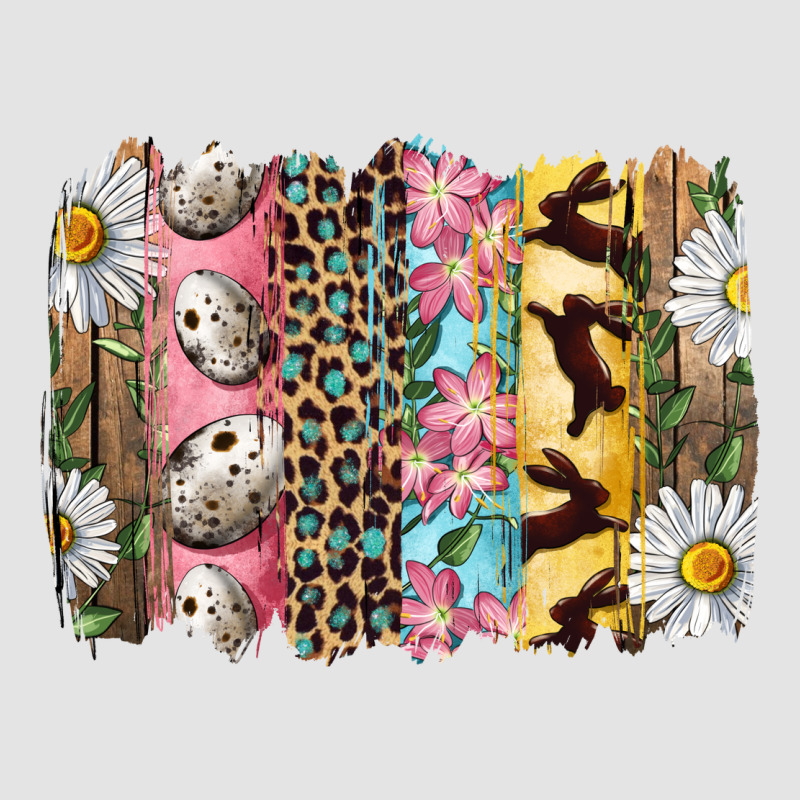 Easter Brushstroke With Quail Eggs Daisy And Bunny Premium Sweatshirt by RanaPortraitStore | Teevron