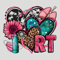 Rt Respiratory Therapist Hearts Zipper Hoodie | Teevron