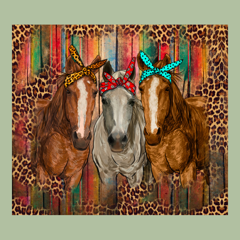 Western Horses With Bandanas Urban Hoodie by RanaPortraitStore | Teevron