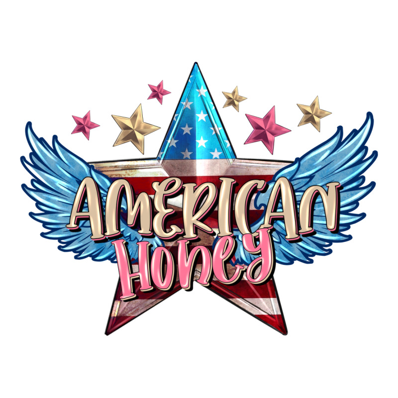 American Honey 4th Of July Premium Tee by FaDigitalArtStudio | Teevron