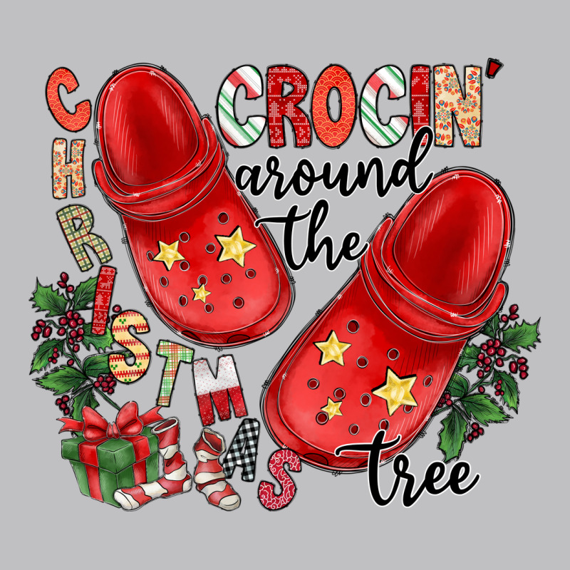Christmas Crocin Around The Tree Long Sleeve Tee by CowhideDigitalArt | Teevron