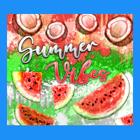 Watermelon And Coconut Summer 20oz Skinny Tumbler Classic Tee | Teevron