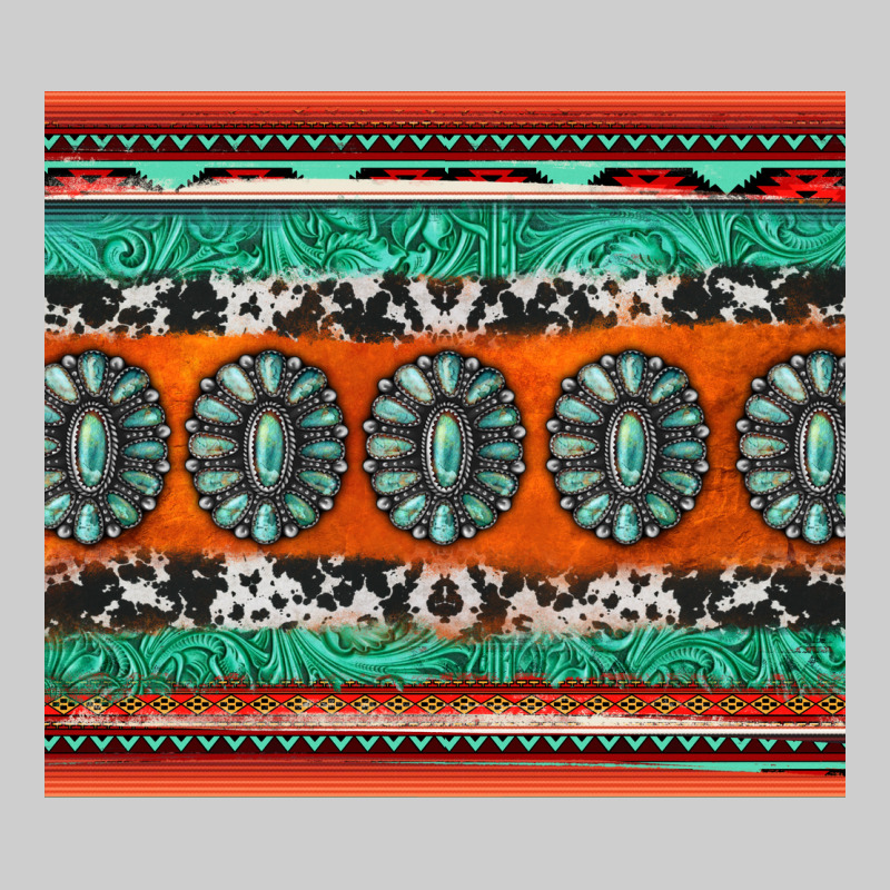Turquoise Gemstone Western Premium Sweatshirt by Jasminsmagicworld | Teevron