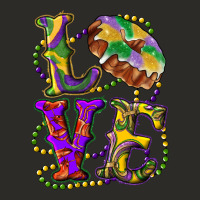 Mardi Gras Love With King Cake Heavy Core Tee | Teevron