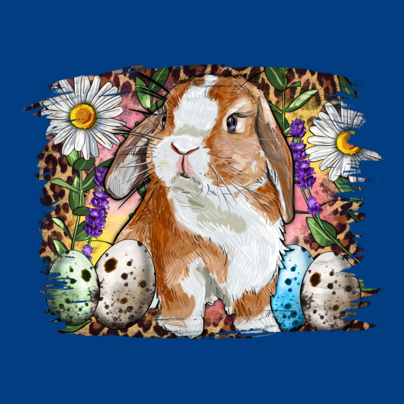 Easter Bunny With Quail Eggs And Daisy Premium Sweatshirt by RanaPortraitStore | Teevron